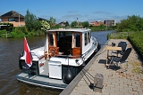 Mit dem Boot unterwegs in Holland